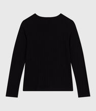Load image into Gallery viewer, AW25 - A0E7R 03 BLACK LONG SLEEVES CREWNECK TEE FALL WINTER 2025/26
