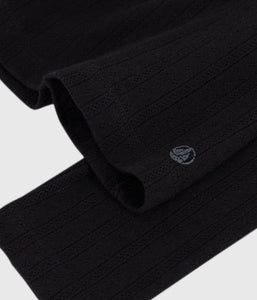 AW25 - A0E7R 03 BLACK LONG SLEEVES CREWNECK TEE FALL WINTER 2025/26