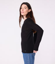 Load image into Gallery viewer, AW25 - A0E7R 03 BLACK LONG SLEEVES CREWNECK TEE FALL WINTER 2025/26

