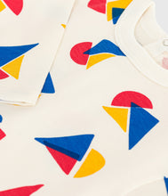 Load image into Gallery viewer, AW25 - A0E9D 01 WHITE MULTI FALL WINTER 2025/26 LONG SLEEVES SAILOR TOP
