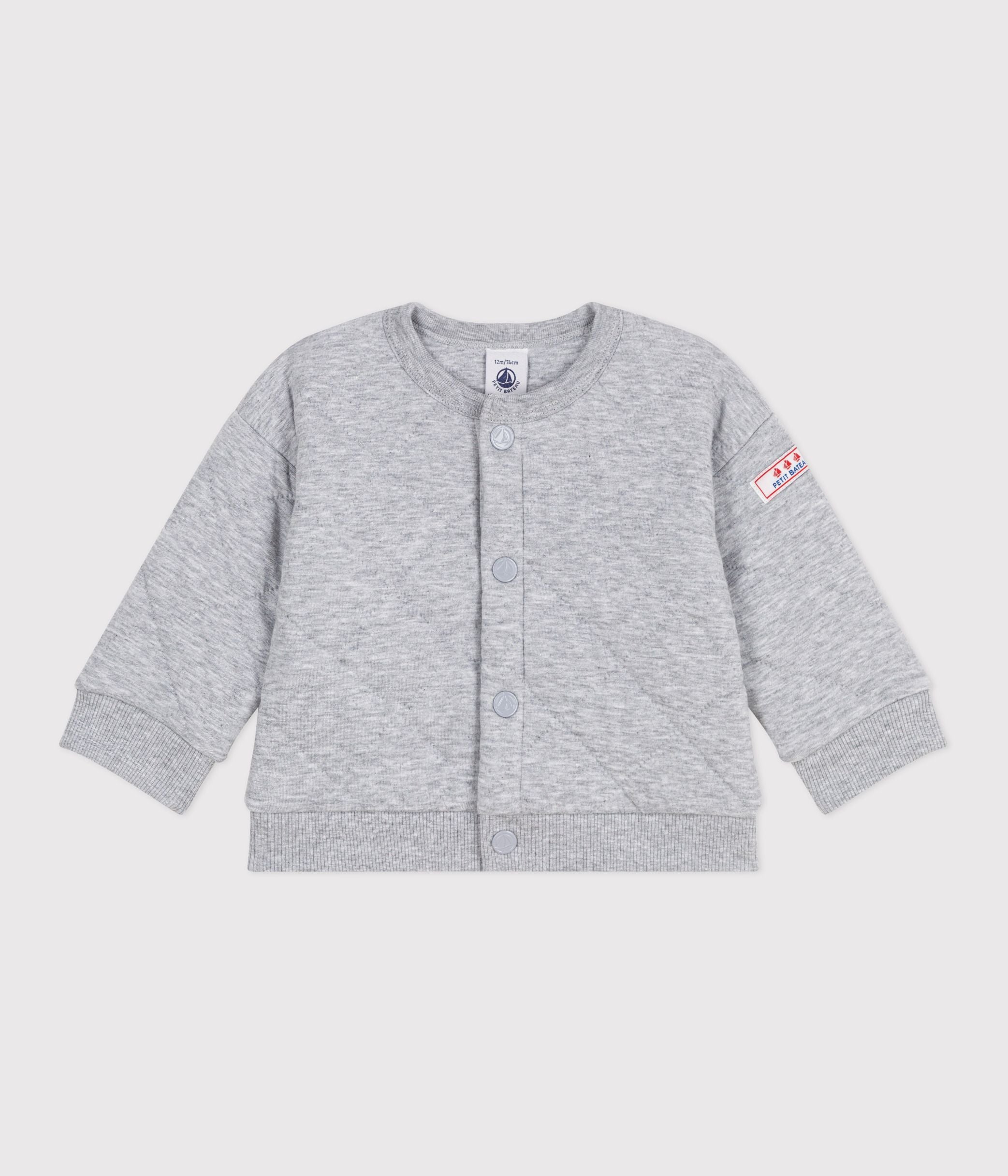 カーディガン PETIT BATEAU - petit bateau cardigan &amp; Y&amp;O pants set. Petit Bateau Two-piece cardigan and Pants Set - Grey - Wool