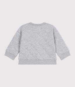 AW25 - A0EA7 01 GREY CARDIGAN FALL WINTER 2025/26 LONG SLEEVES