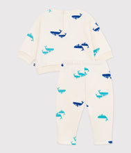 Load image into Gallery viewer, AW25 - A0EAH 01 WHITE MULTI FALL WINTER 2025/26 LONG SLEEVES OUTFITS SAILOR SWEATPANTS SWEATSHIRTS

