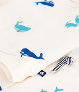 AW25 - A0EAH 01 WHITE MULTI FALL WINTER 2025/26 LONG SLEEVES OUTFITS SAILOR SWEATPANTS SWEATSHIRTS