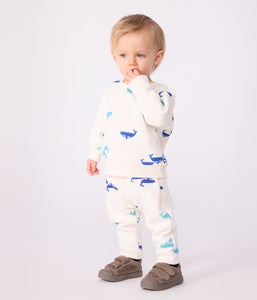 AW25 - A0EAH 01 WHITE MULTI FALL WINTER 2025/26 LONG SLEEVES OUTFITS SAILOR SWEATPANTS SWEATSHIRTS