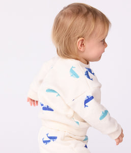 AW25 - A0EAH 01 WHITE MULTI FALL WINTER 2025/26 LONG SLEEVES OUTFITS SAILOR SWEATPANTS SWEATSHIRTS
