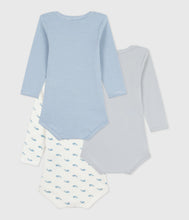 Load image into Gallery viewer, AW25 - A0EB1 00 WHITE MULTI BODYSUITS FALL WINTER 2025/26 LONG SLEEVES NEWBORN SAILOR
