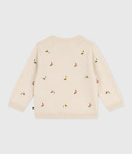 Load image into Gallery viewer, AW25 - A0EB9 03 CREAM MULTI FALL WINTER 2025/26 FLORAL LONG SLEEVES SWEATER TOP

