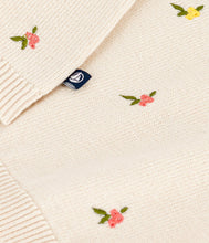 Load image into Gallery viewer, AW25 - A0EB9 03 CREAM MULTI FALL WINTER 2025/26 FLORAL LONG SLEEVES SWEATER TOP
