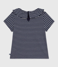 Load image into Gallery viewer, AW25 - A0EBE 01 NAVY WHITE FALL WINTER 2025/26 SHORT SLEEVE STRIPES T-SHIRTS
