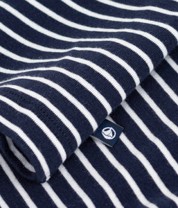 AW25 - A0EBE 01 NAVY WHITE FALL WINTER 2025/26 SHORT SLEEVE STRIPES T-SHIRTS
