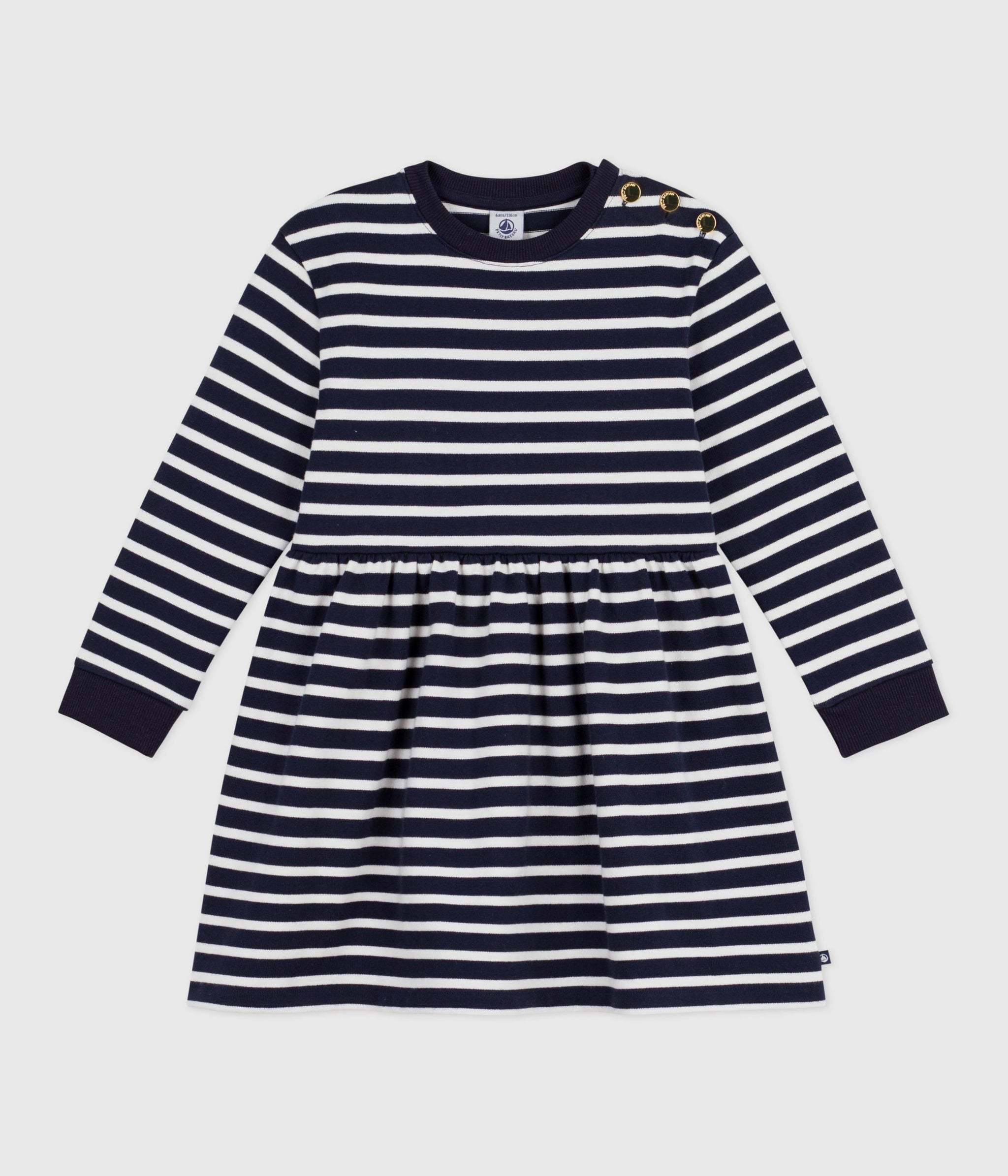 AW25 - A0EBL 01 SMOKING/MARSHMALLOW DRESSES FALL WINTER 2025/26 LONG SLEEVES STRIPES