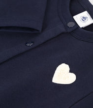Load image into Gallery viewer, AW25 - A0EBN 01 NAVY CARDIGAN FALL WINTER 2025/26 HEARTS LONG SLEEVES
