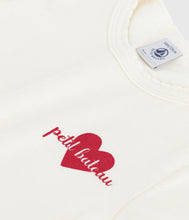 Load image into Gallery viewer, AW25 - A0EBO 02 WHITE FALL WINTER 2025/26 HEARTS T-SHIRTS
