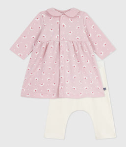 AW25 - A0EC8 01 PINK WHITE DRESSES FALL WINTER 2025/26 FLORAL