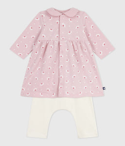 AW25 - A0EC8 01 PINK WHITE DRESSES FALL WINTER 2025/26 FLORAL