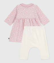 Load image into Gallery viewer, AW25 - A0EC8 01 PINK WHITE DRESSES FALL WINTER 2025/26 FLORAL
