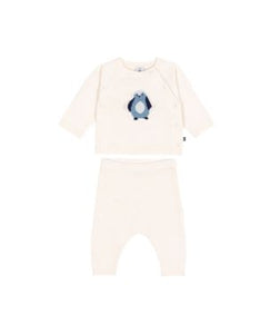 AW25 - A0ECA 01 WHITE FALL WINTER 2025/26 NEWBORN OUTFITS SWEATER