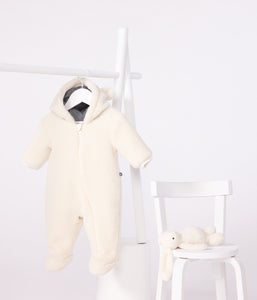 AW25 - A0ECM 03 CREAM FALL WINTER 2025/26 JACKET LONG SLEEVES NEWBORN OUTFITS OVERALLS