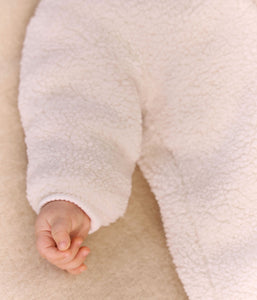 AW25 - A0ECM 03 CREAM FALL WINTER 2025/26 JACKET LONG SLEEVES NEWBORN OUTFITS OVERALLS