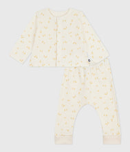 Load image into Gallery viewer, AW25 - A0ECS 01 CREAM YELLOW CARDIGAN FALL WINTER 2025/26 LONG SLEEVES NEWBORN OUTFITS
