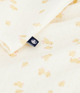 AW25 - A0ECS 01 CREAM YELLOW CARDIGAN FALL WINTER 2025/26 LONG SLEEVES NEWBORN OUTFITS