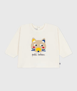 AW25 - A0EDV 01 WHITE FOX FALL WINTER 2025/26 LONG SLEEVES TEE