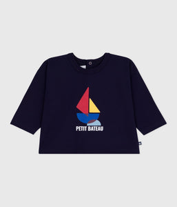 AW25 - A0EDV 03 NAVY FALL WINTER 2025/26 LONG SLEEVES SAILOR TOP