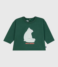 Load image into Gallery viewer, AW25 - A0EDV 04 GREEN FALL WINTER 2025/26 LONG SLEEVES TEE TOP
