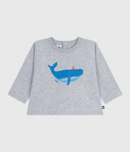 Load image into Gallery viewer, AW25 - A0EE2 01 GREY FALL WINTER 2025/26 LONG SLEEVES SAILOR TEE TOP
