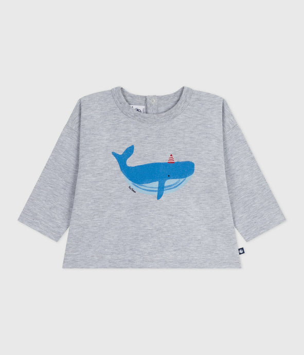 AW25 - A0EE2 01 GREY FALL WINTER 2025/26 LONG SLEEVES SAILOR TEE TOP