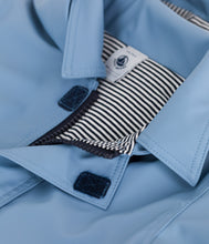 Load image into Gallery viewer, AW25 - A0EEB 02 BLUE FALL WINTER 2025/26 RAINCOAT SAILOR STRIPES
