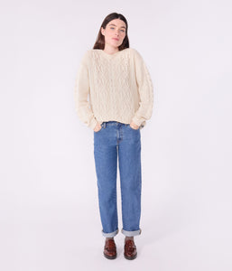 AW25 - A0EFT 03 CREAM LONG SLEEVES FALL WINTER 2025/26