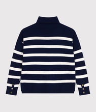 Load image into Gallery viewer, AW25 - A0EFU 01 NAVY WHITE LONG SLEEVES FALL WINTER 2025/26 ICONIC STRIPES TURTLENECK

