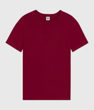 Load image into Gallery viewer, AW25 - A0EFX 01 BURGUNDY SHORT SLEEVES CREWNECK TEE FALL WINTER 2025/26
