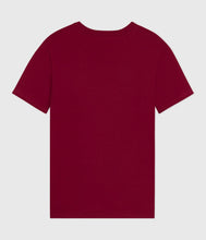 Load image into Gallery viewer, AW25 - A0EFX 01 BURGUNDY SHORT SLEEVES CREWNECK TEE FALL WINTER 2025/26
