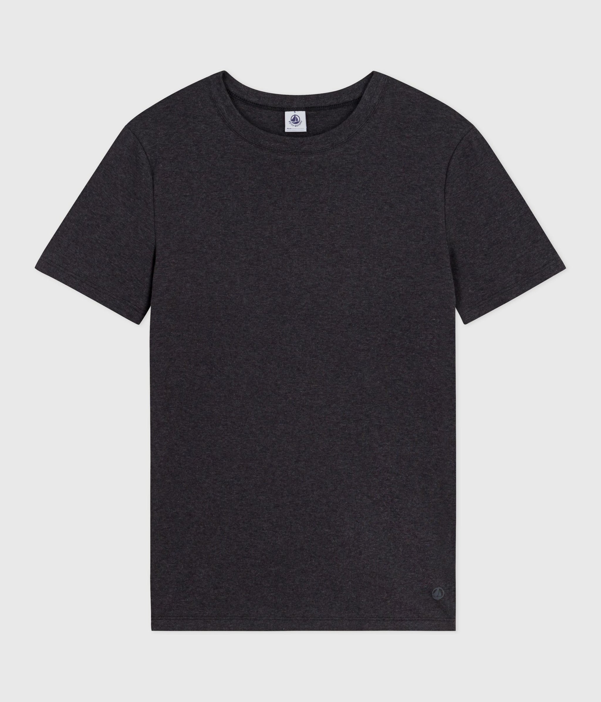 AW25 - A0EFY 01 CHARCOAL SHORT SLEEVES CREWNECK TEE FALL WINTER 2025/26