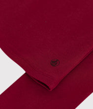 Load image into Gallery viewer, AW25 - A0EG0 01 BURGUNDY LONG SLEEVES CREWNECK TEE FALL WINTER 2025/26
