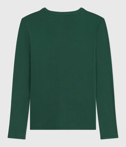 AW25 - A0EG0 03 GREEN LONG SLEEVES CREWNECK TEE FALL WINTER 2025/26 T-SHIRTS