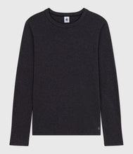 Load image into Gallery viewer, AW25 - A0EG1 01 CHARCOAL LONG SLEEVES CREWNECK TEE FALL WINTER 2025/26 T-SHIRTS
