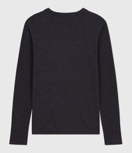 Load image into Gallery viewer, AW25 - A0EG1 01 CHARCOAL LONG SLEEVES CREWNECK TEE FALL WINTER 2025/26 T-SHIRTS
