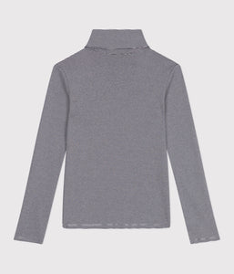 AW25 - A0EG3 01 NAVY WHITE LONG SLEEVES FALL WINTER 2025/26 STRIPES TURTLENECK