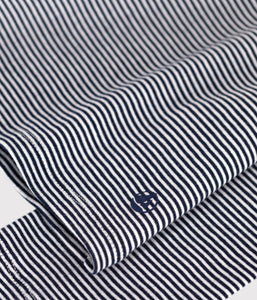 AW25 - A0EG3 01 NAVY WHITE LONG SLEEVES FALL WINTER 2025/26 STRIPES TURTLENECK