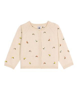 AW25 - A0EGJ 02 BEIGE MULTI CARDIGAN FALL WINTER 2025/26 FLORAL