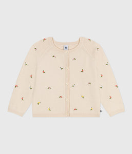 AW25 - A0EGJ 02 BEIGE MULTI CARDIGAN FALL WINTER 2025/26 FLORAL