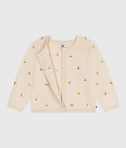 AW25 - A0EGJ 02 BEIGE MULTI CARDIGAN FALL WINTER 2025/26 FLORAL