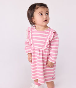 AW25 - A0EGO 01 PINK WHITE DRESSES FALL WINTER 2025/26 OUTFITS STRIPES