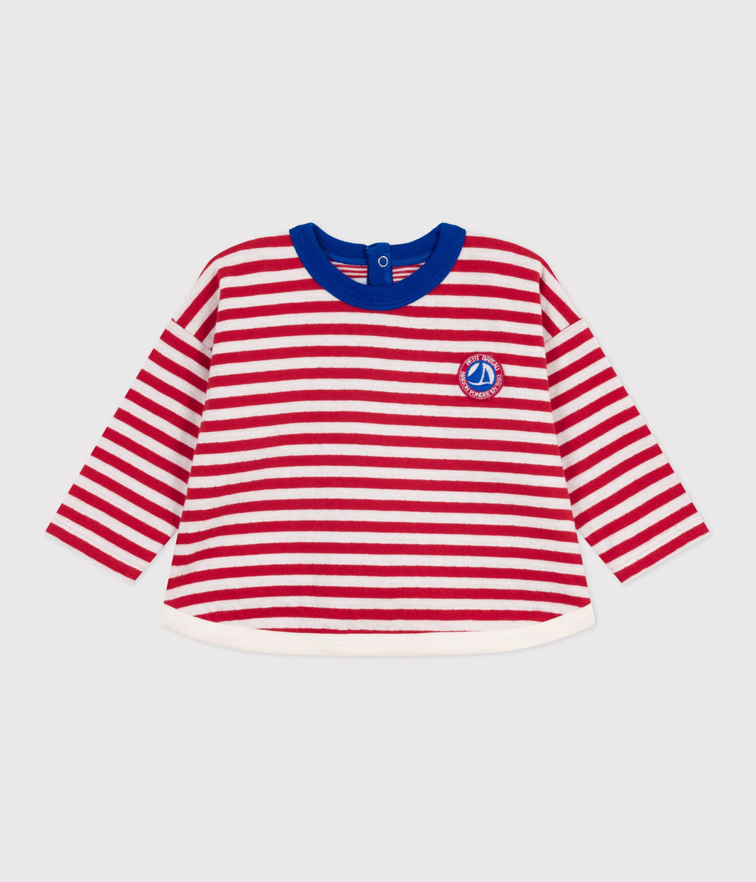 AW25 - A0EH4 01 RED WHITE FALL WINTER 2025/26 LONG SLEEVES STRIPES TEE TOP