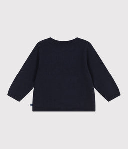 AW25 - A0EHK 01 NAVY CARDIGAN FALL WINTER 2025/26
