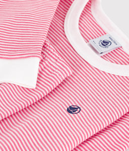 AW25 - A0EI9 01 PINK WHITE FALL WINTER 2025/26 LONG SLEEVES PYJAMAS STRIPES